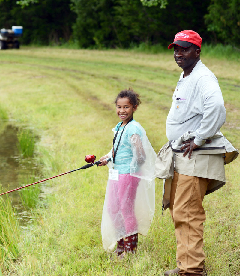 Tennessee Wildlife Federation little girl fishing